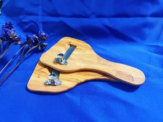 গুণ  New style truffle slicer Olive wood with customized logo 220x110x8mm কারখানা