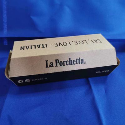 উইন্ডো কার্ডবোর্ড উপহার প্যাকেজিং বক্স উপযুক্ত পিজা প্যাকেজিং বিকল্প খাদ্য পণ্যের জন্য সুরক্ষা এবং দৃশ্যমানতা প্রস্তাব